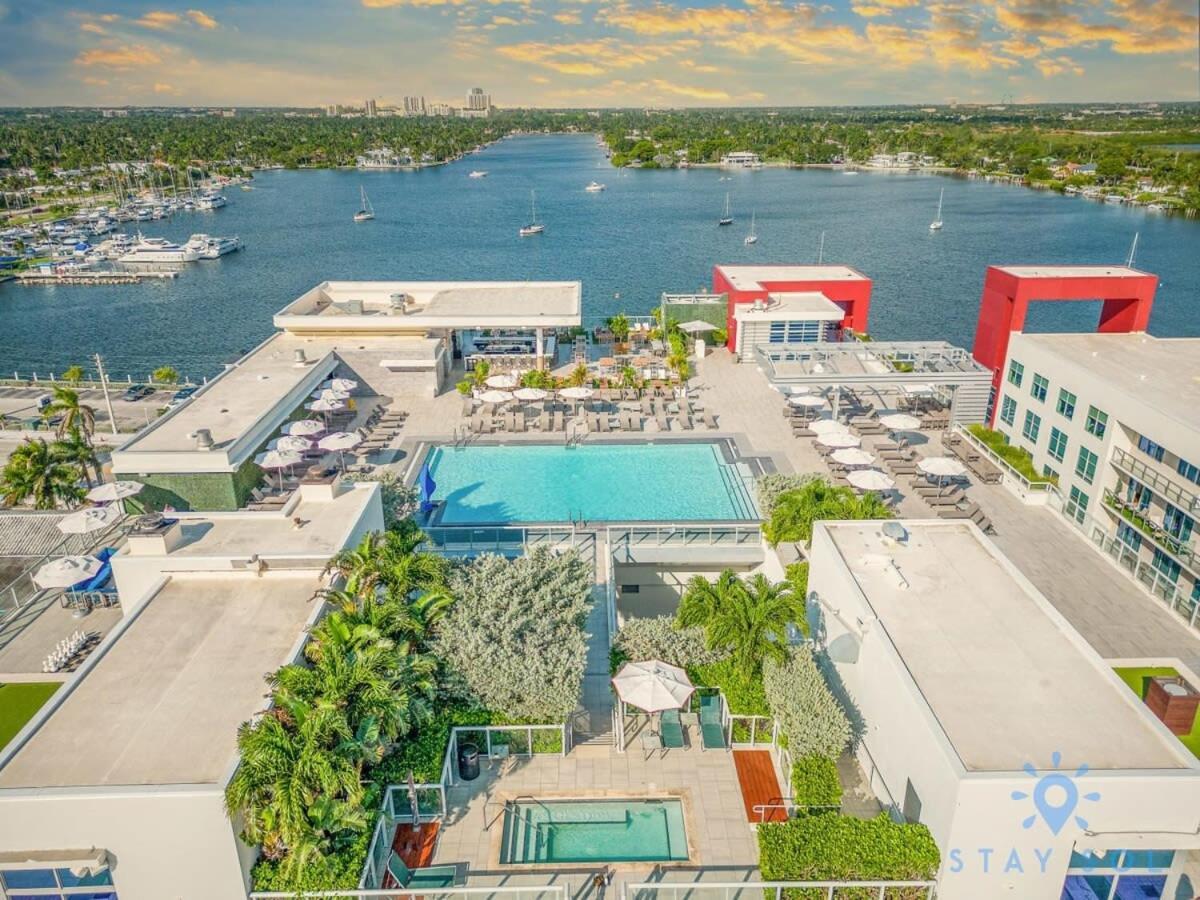 Rooftop Pool & Hot Tub - Gym - Hollywood Beach Exteriér fotografie